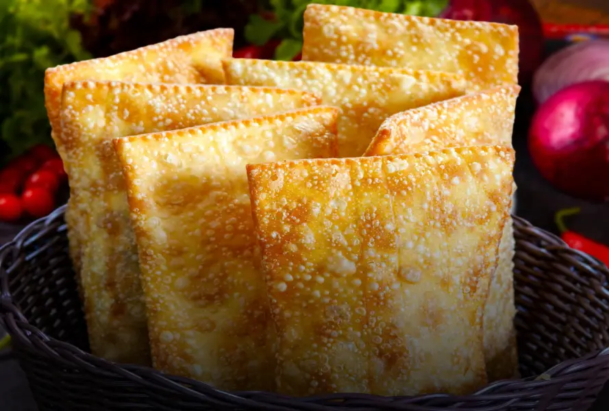 Pastéis de feira acabados de fritar
