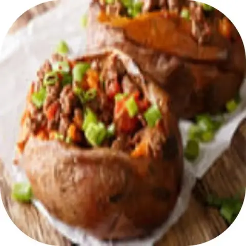 Batata Recheada - Hot Dog Carne
