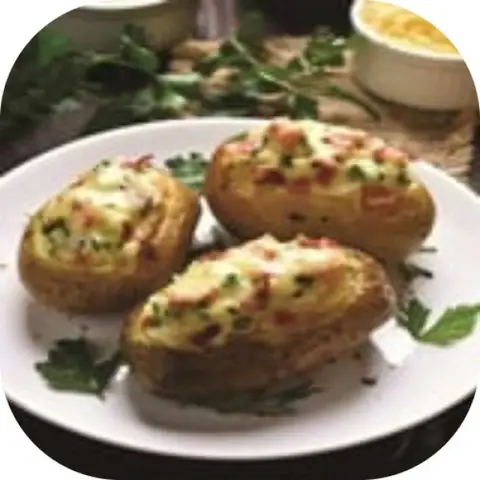 Batata Recheada - Strogonoff de Carne