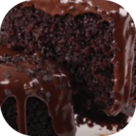 Bolo de chocolate com brigadeiro