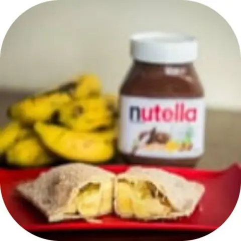 Pastel de Banana e Nutella